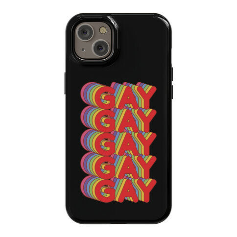 Gay Retro Rainbow Phone Case